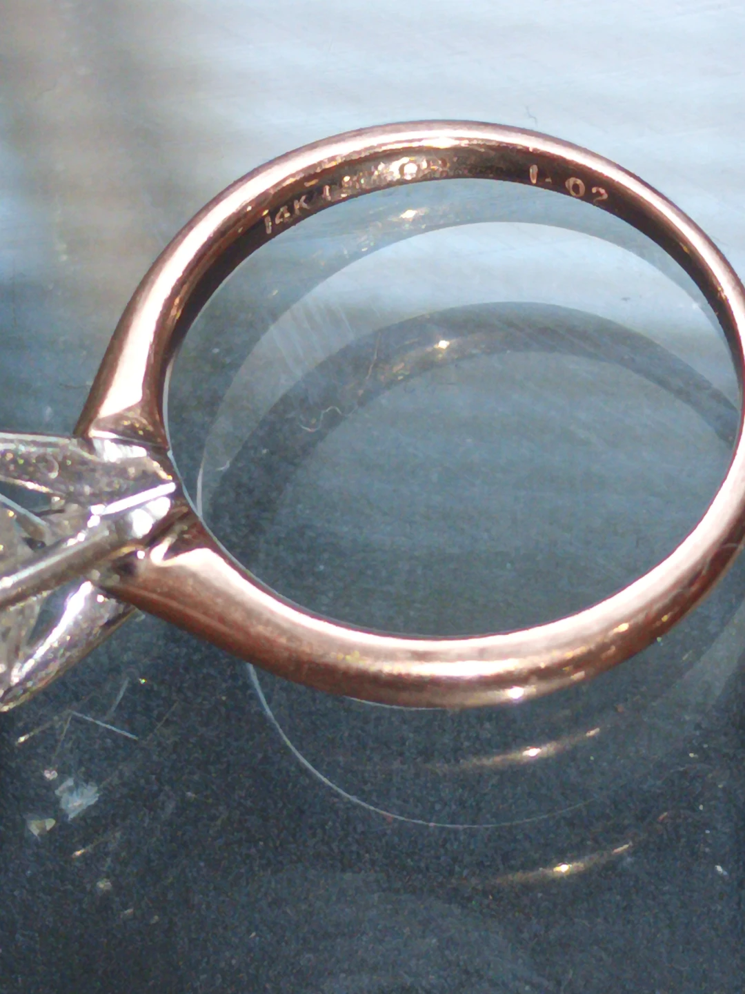 14K Gold Ring with Diamond - photo 3