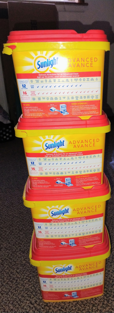 1 Containers of Sunlight Advanced Dishwasher Pods, 72 count - photo 3