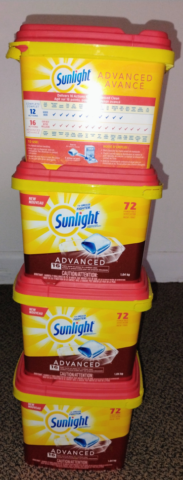1 Containers of Sunlight Advanced Dishwasher Pods, 72 count - photo 4