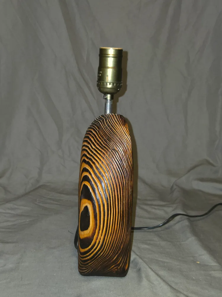 Unique Wood Grain Table Lamp image indicator(6)