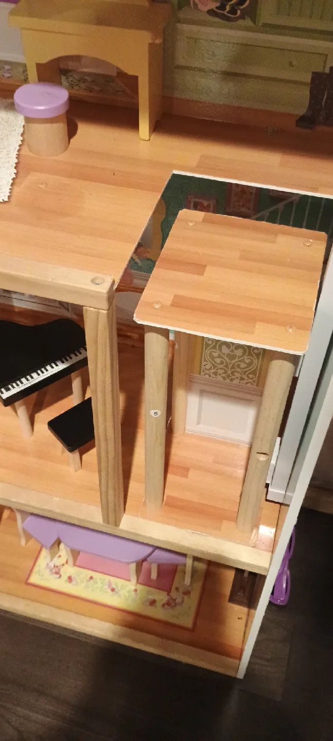 Dollhouse with furniture Price is FIRM image indicator(3)