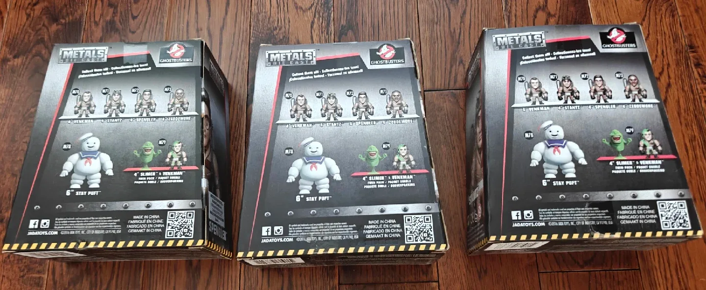 Ghostbusters Metals Figures: Spengler, Zeddemore, Stantz (new) image indicator(2)