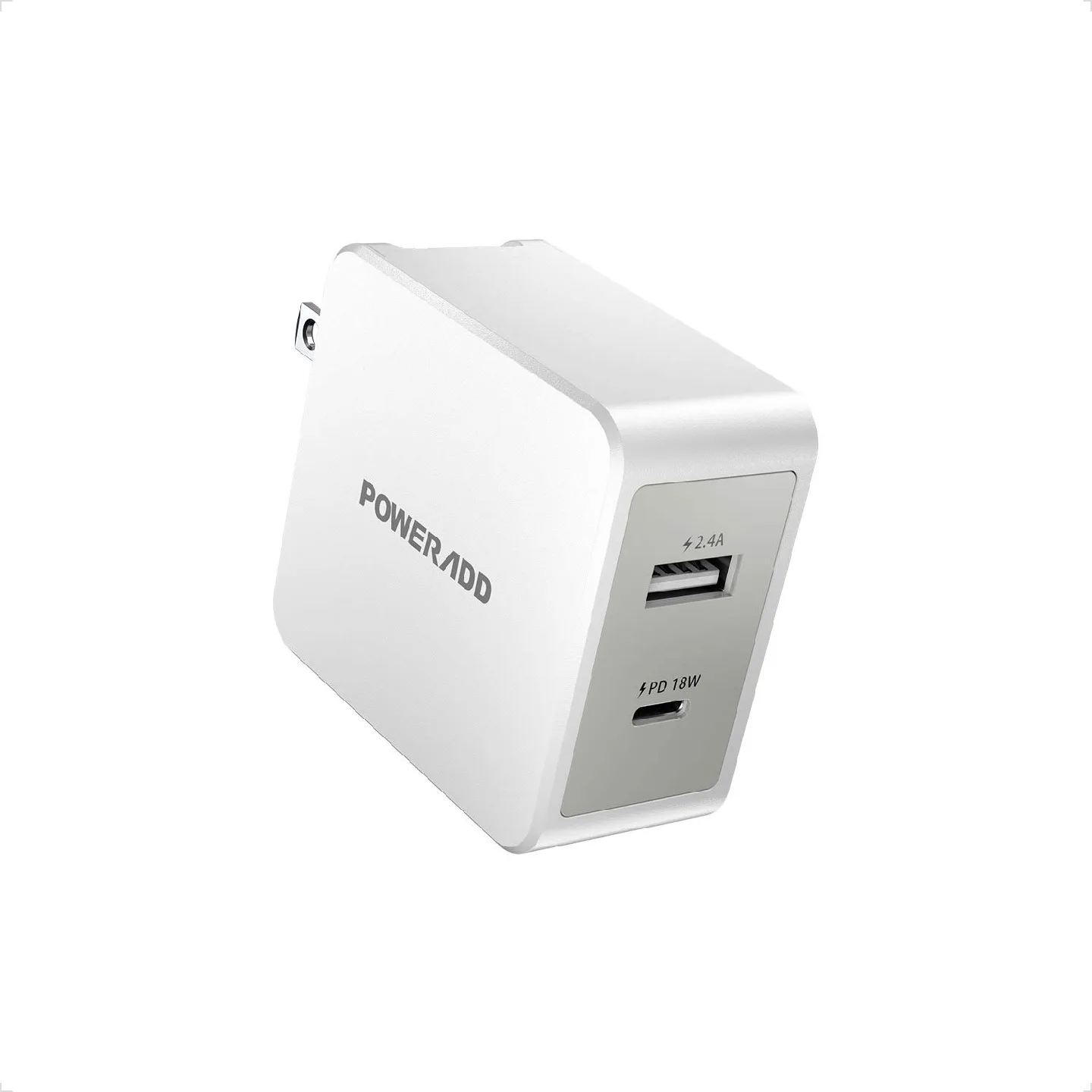 USB C Wall Charger,POWERADD 30W Dual Port Type C Charger thumbnail