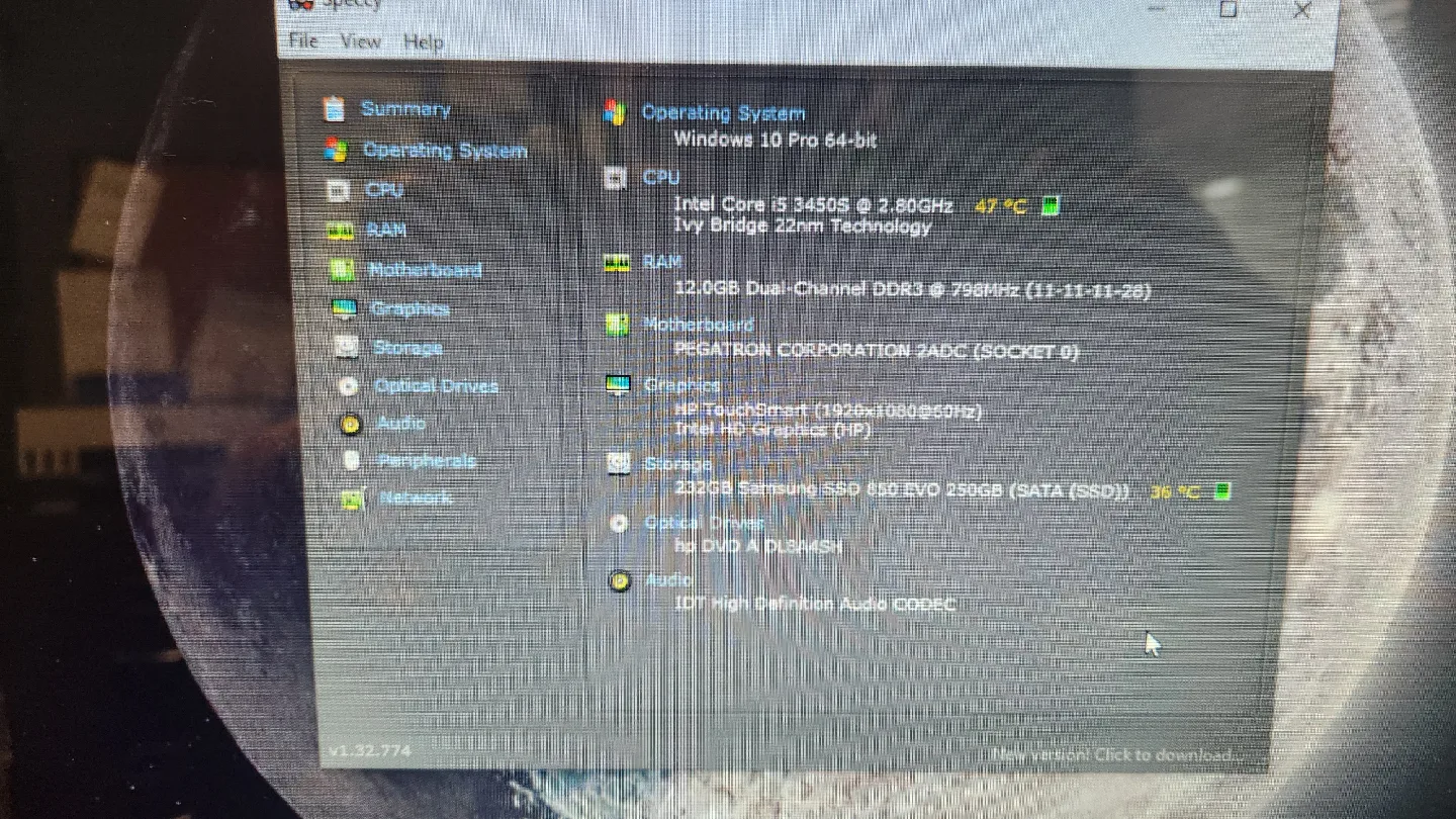 HP TouchSmart 520 PC All-in-One Desktop image indicator(3)