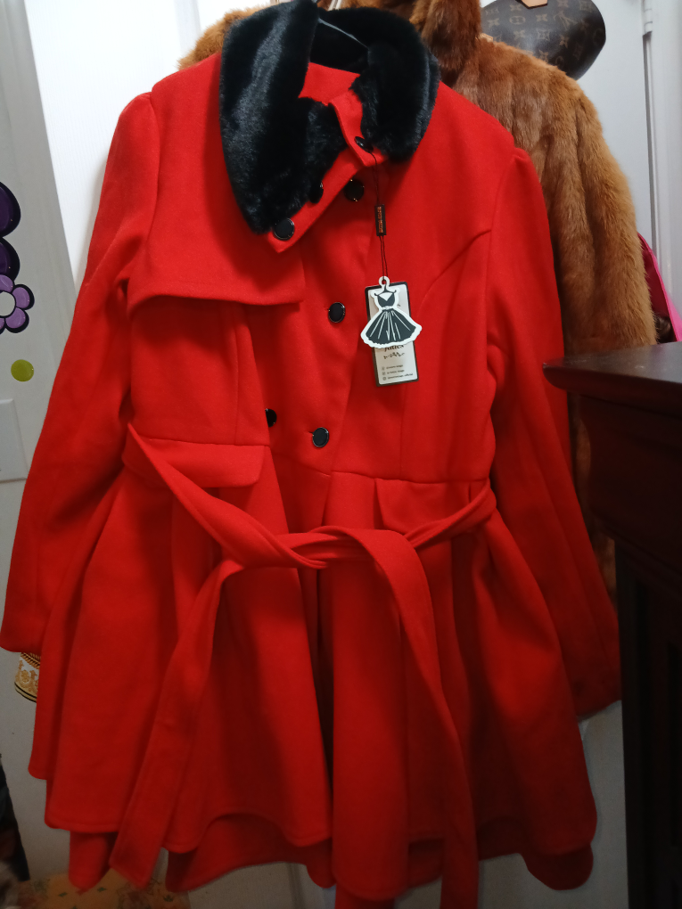 Retro Stage Red Coat - Size XL