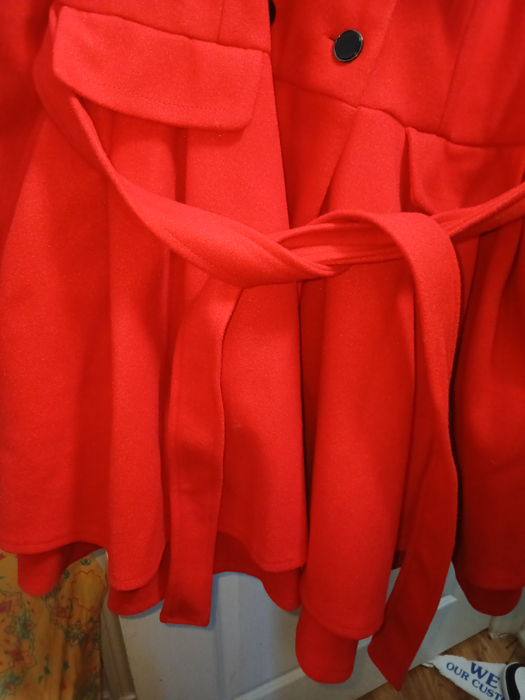 Retro Stage Red Coat - Size XL - photo 3