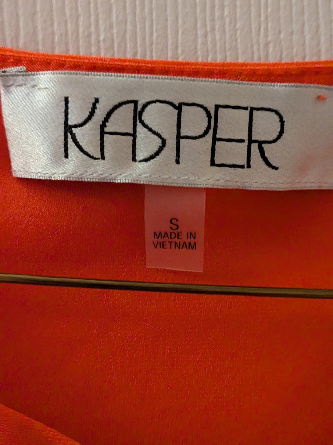 Kasper Orange Sleeveless Top - Size S image indicator(2)