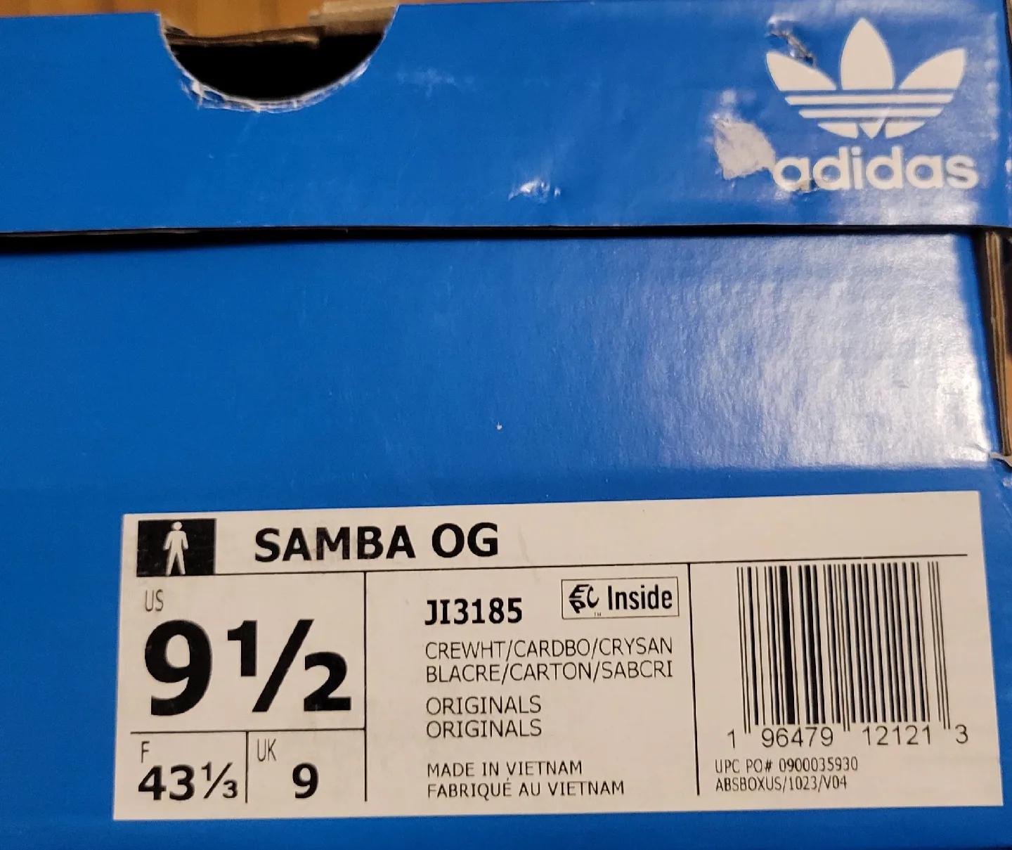 Adidas Samba OG Shoes US 9.5 image indicator(5)
