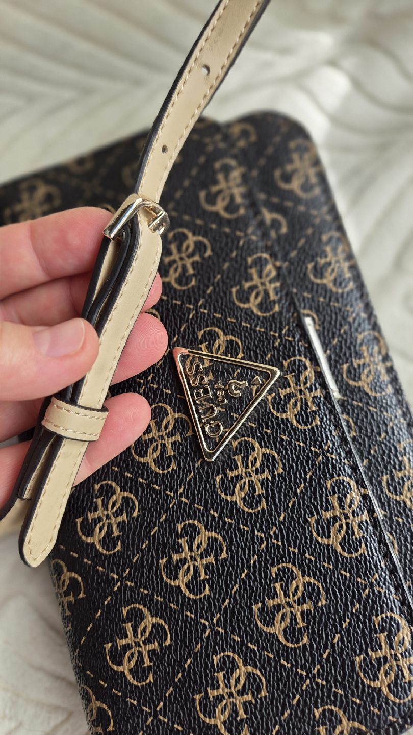 Guess Brown Patterned Crossbody Bag - photo 4