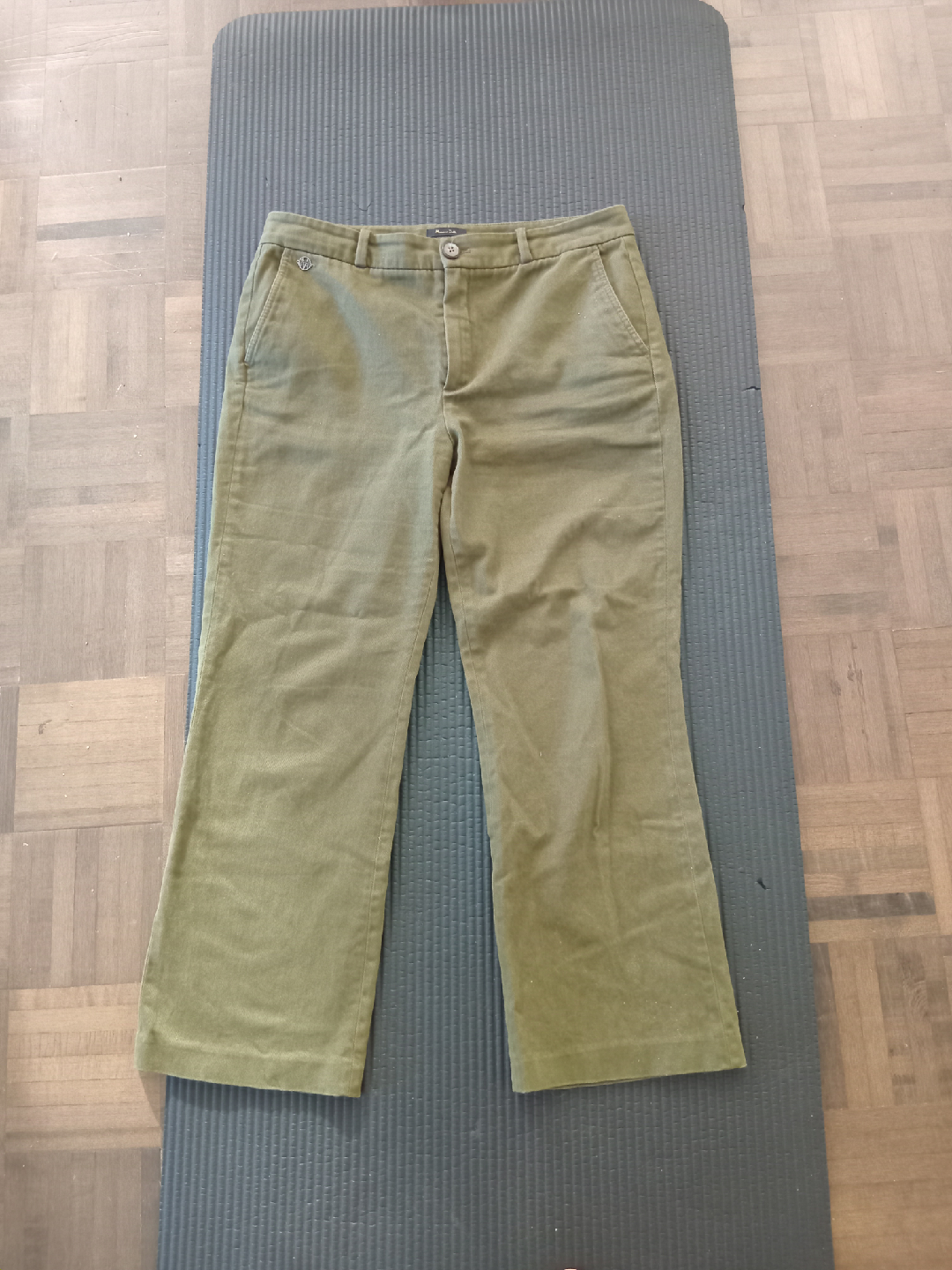 Massimo Dutti Olive Green Pants Size 10