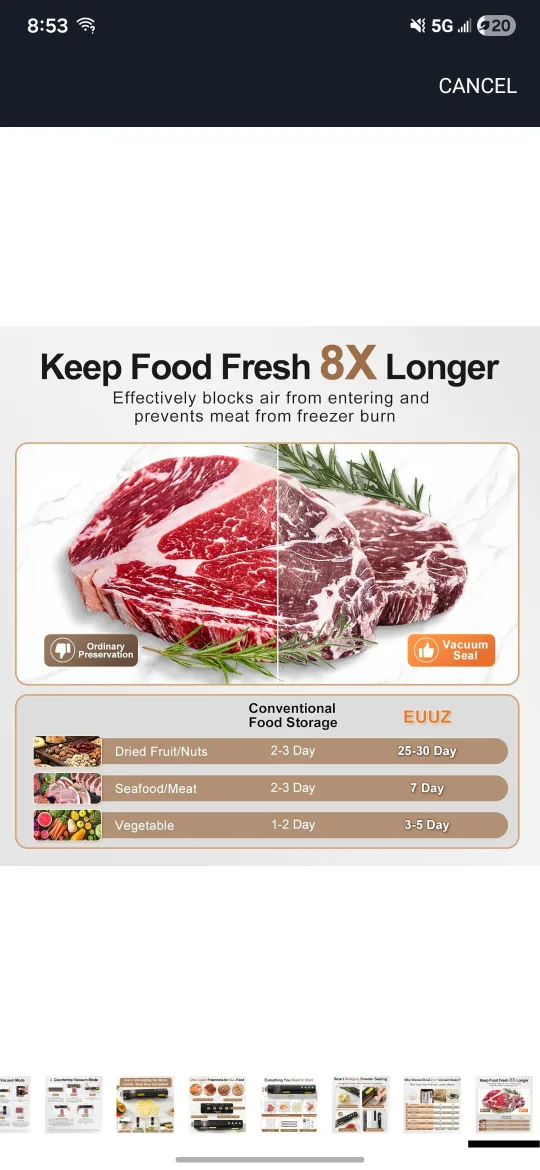 vacuum sealer - kitchen items image indicator(5)