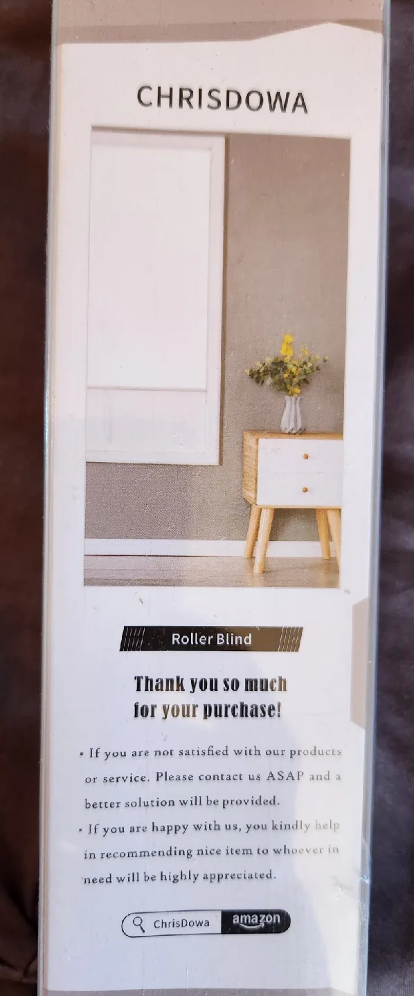 ChrisDowa Beige Blackout Roller Shade - New in Box! image indicator(8)