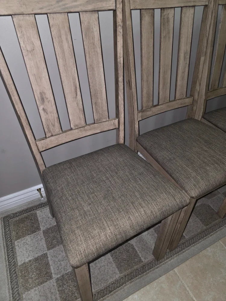 Set of 4 Wood Dining Chairs image indicator(2)