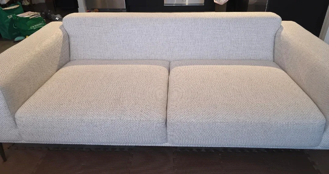 99% NEW! Structube Lounis Beige 3-seater Sofa image indicator(4)