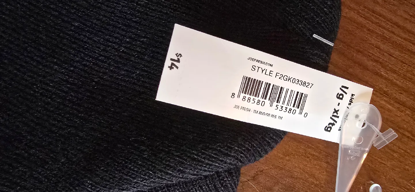 Joe Fresh Kids' Cat Beanie - Black and Pink, L/g - xl/tg image indicator(3)