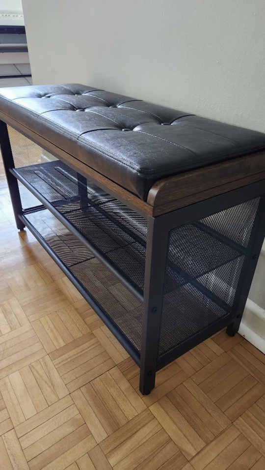 3-level Padded Bench Storage *new - photo 2