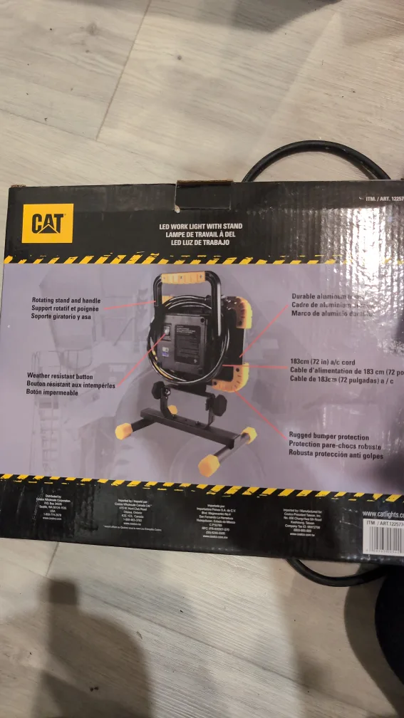 CAT LED Work Light with Stand - 3000 Lumens image indicator(2)