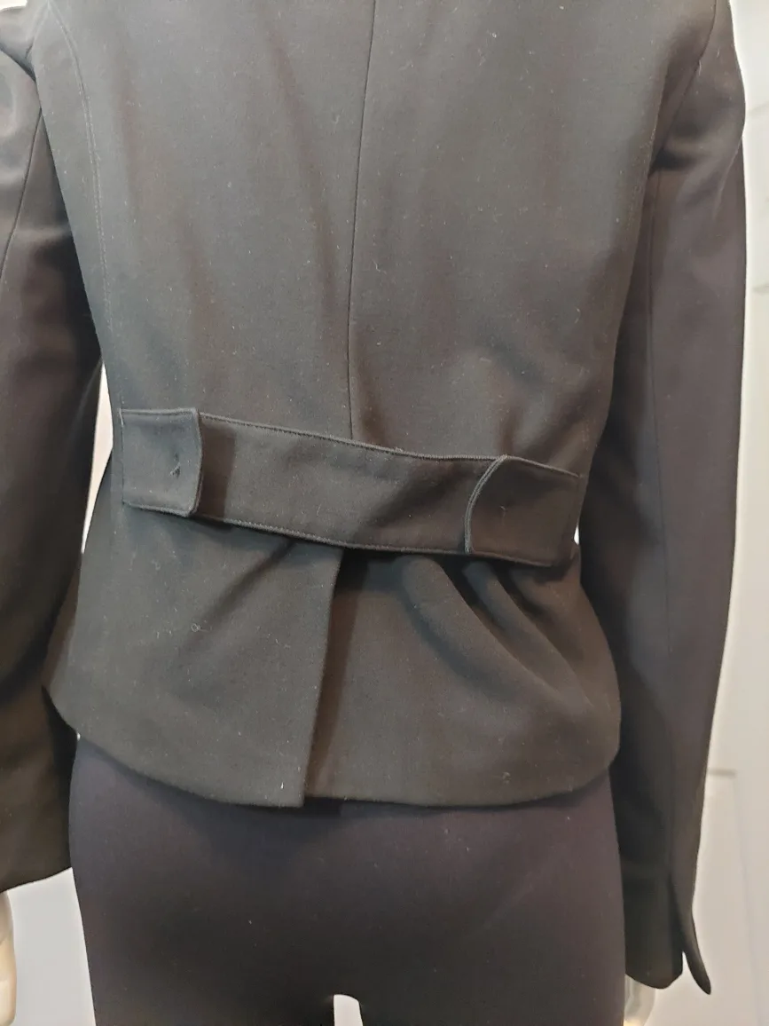 Liz Clariborne Black Blazer Jacket Pettite Size 10 image indicator(4)