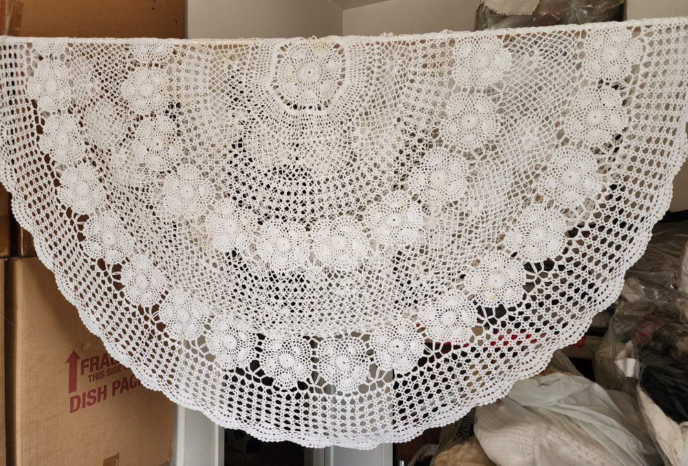 HAND CROCHETED TABLECLOTHS