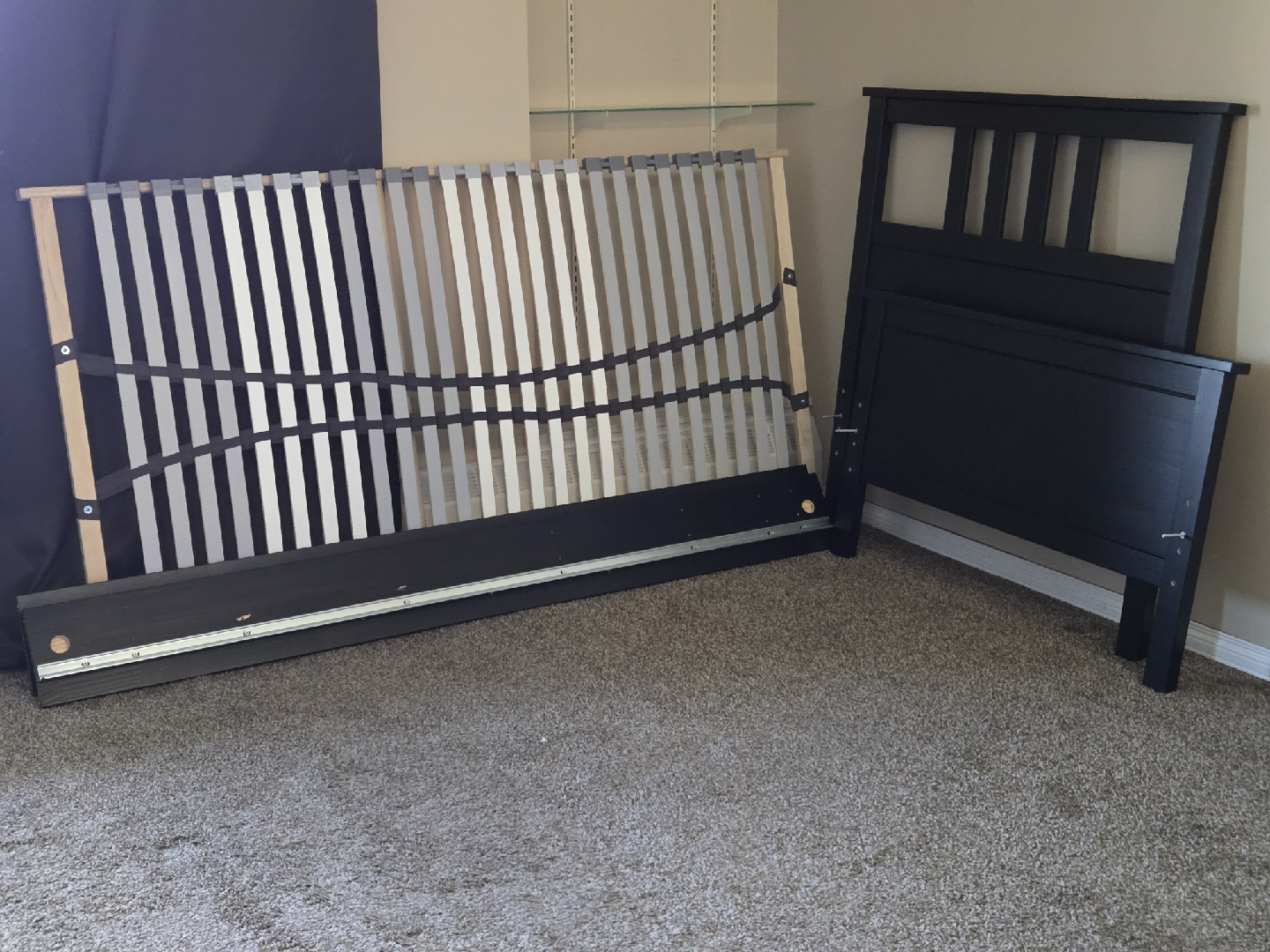 IKEA Twin Bedframe with Mattress - photo 3