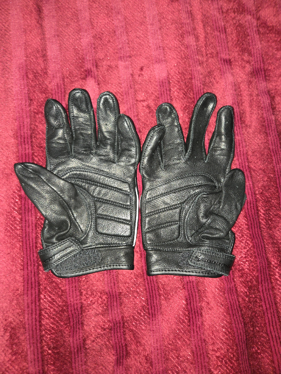 Black Sorpion Gripster Leather Motorcycle Gloves - photo 2