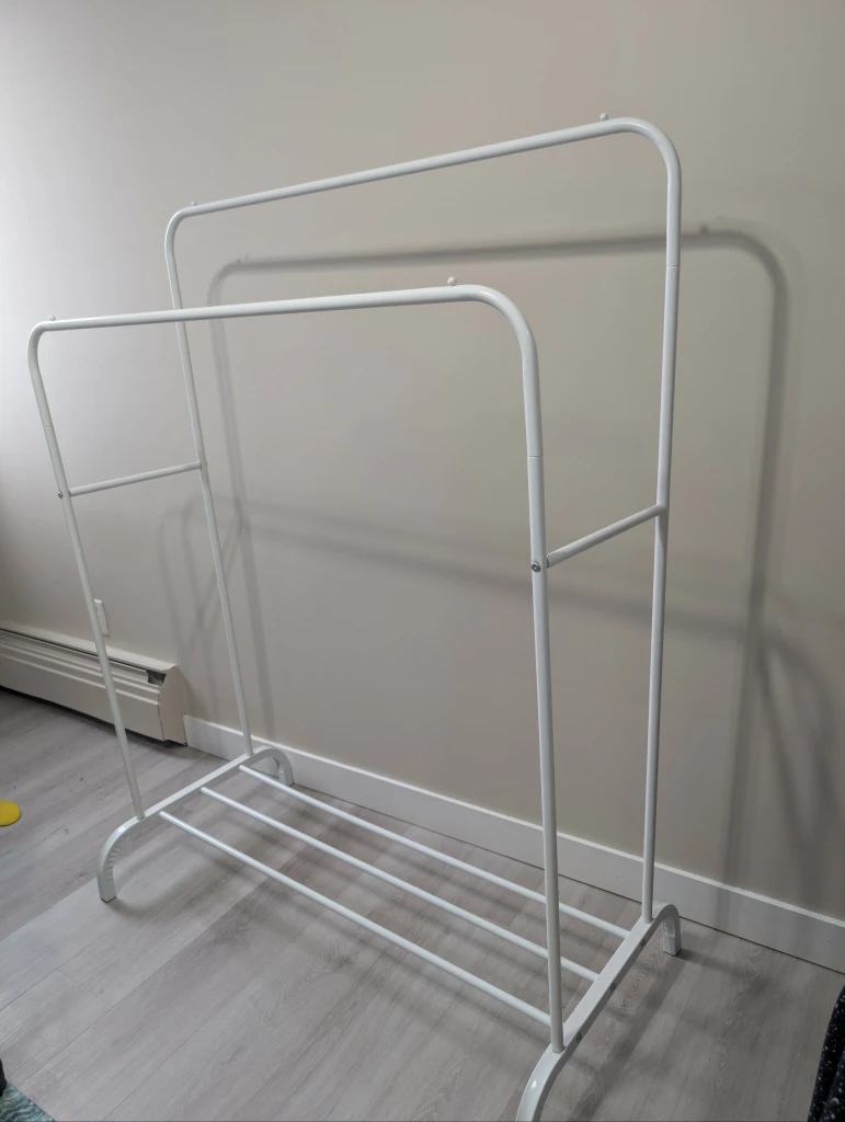 White Clothes Rack