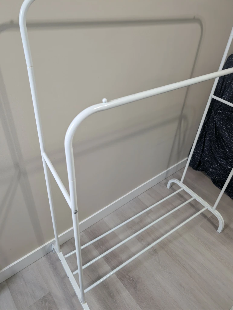White Clothes Rack - photo 2