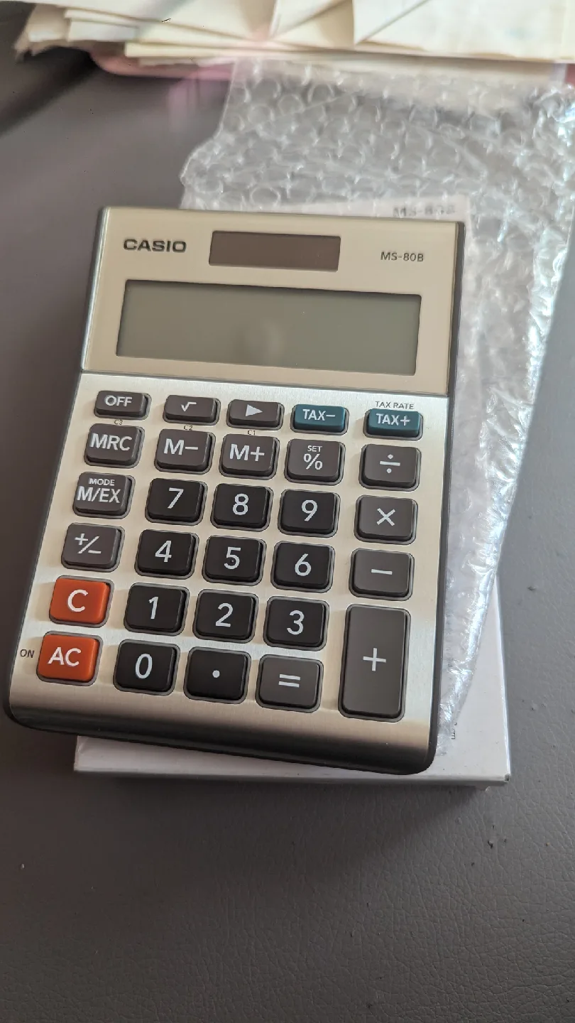 Casio MS-80B Calculator image indicator(2)