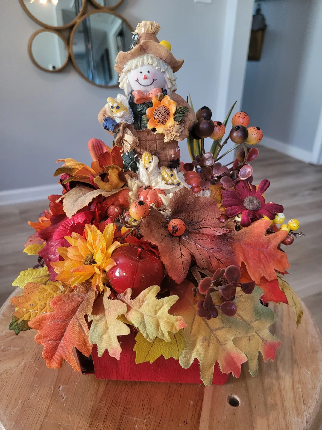 Fall Scarecrow Crafted Decoration Thanksgiving image indicator(9)