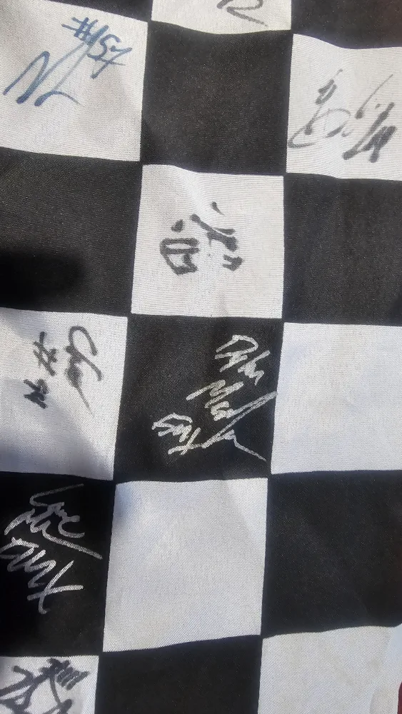 MONSTER TRUCK Signed Racing Checkered Flag image indicator(2)
