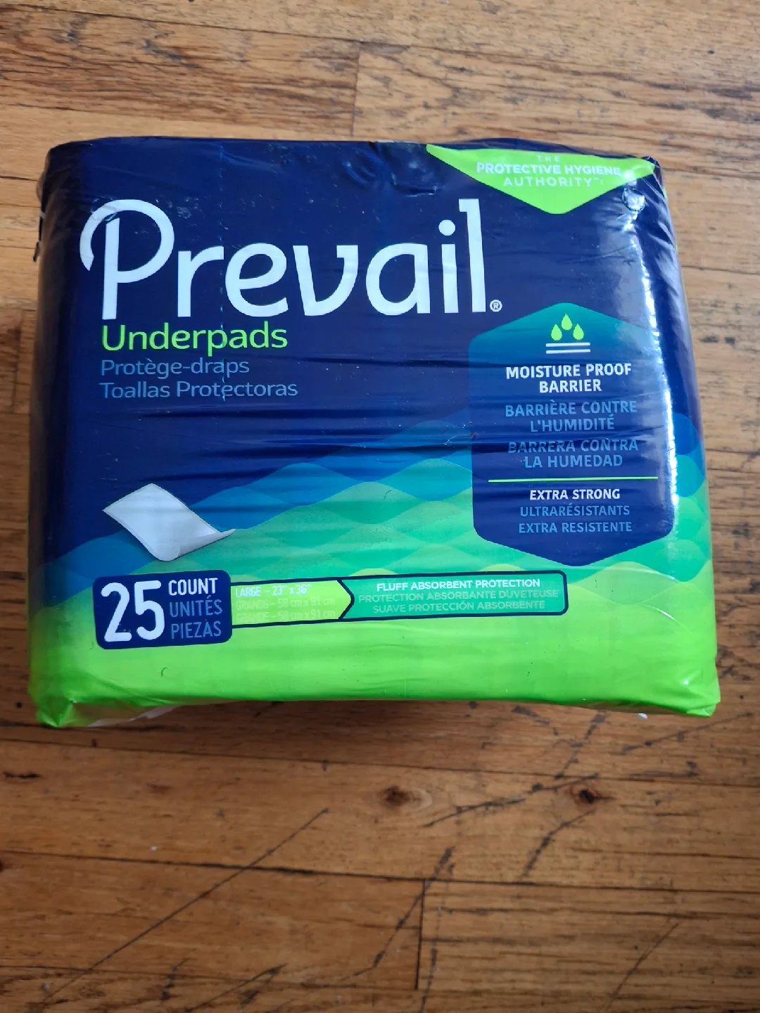 Prevail Underpads, Large 23" x 36", 25 Count thumbnail