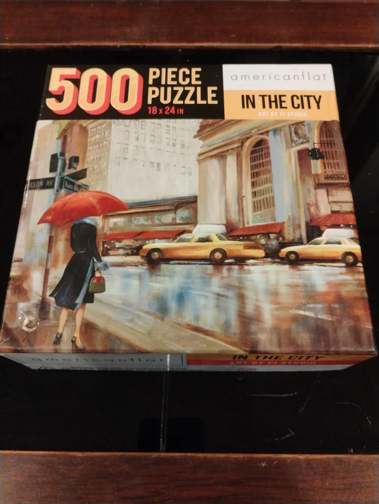 Americanflat 500 Piece Puzzle - In The City thumbnail