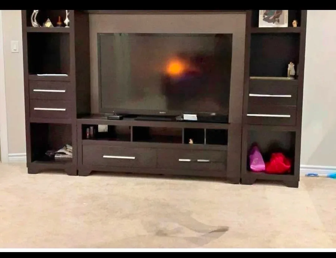 Dark Brown Entertainment Unit image indicator(2)