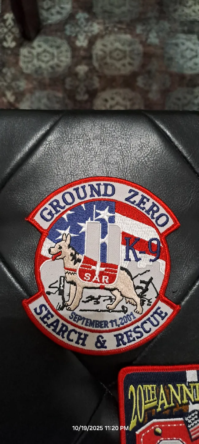 remembering 9/11 patches for jackets or clothing thumbnail