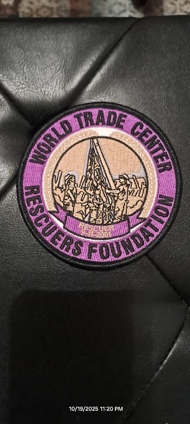 remembering 9/11 patches for jackets or clothing image indicator(2)