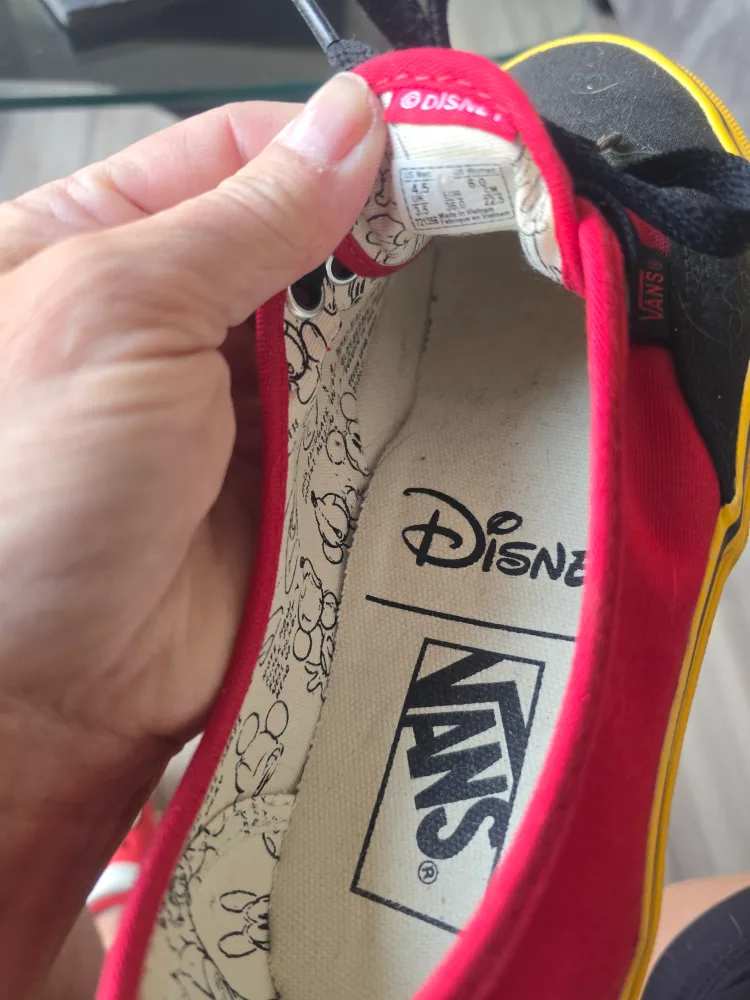 Vans Disney Mickey Mouse Shoes - Size 6 US Women's image indicator(3)