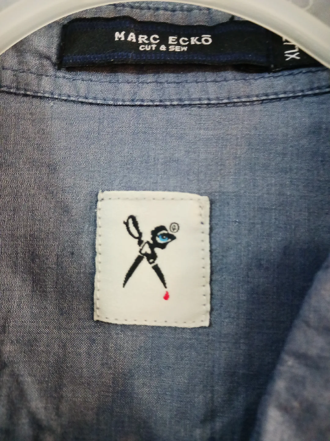 Marc Ecko Cut & Sew XL Blue Shirt image indicator(2)