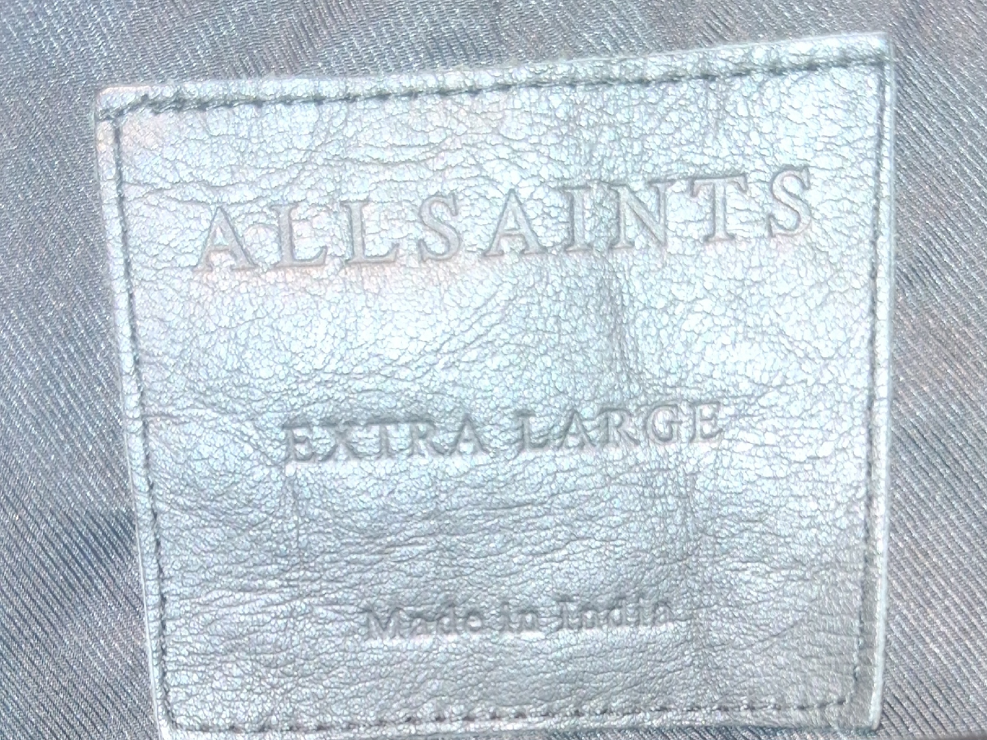 AllSaints Survey Double Layered Waxed Suede Blazer - XL - photo 3