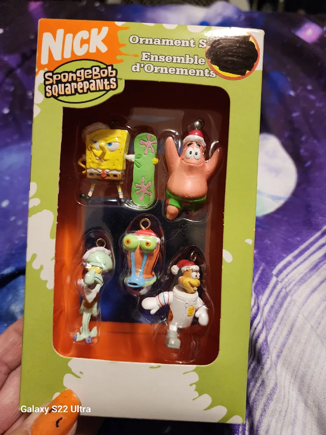 Nickelodeon Spongebob Ornament Set - New in Box! thumbnail