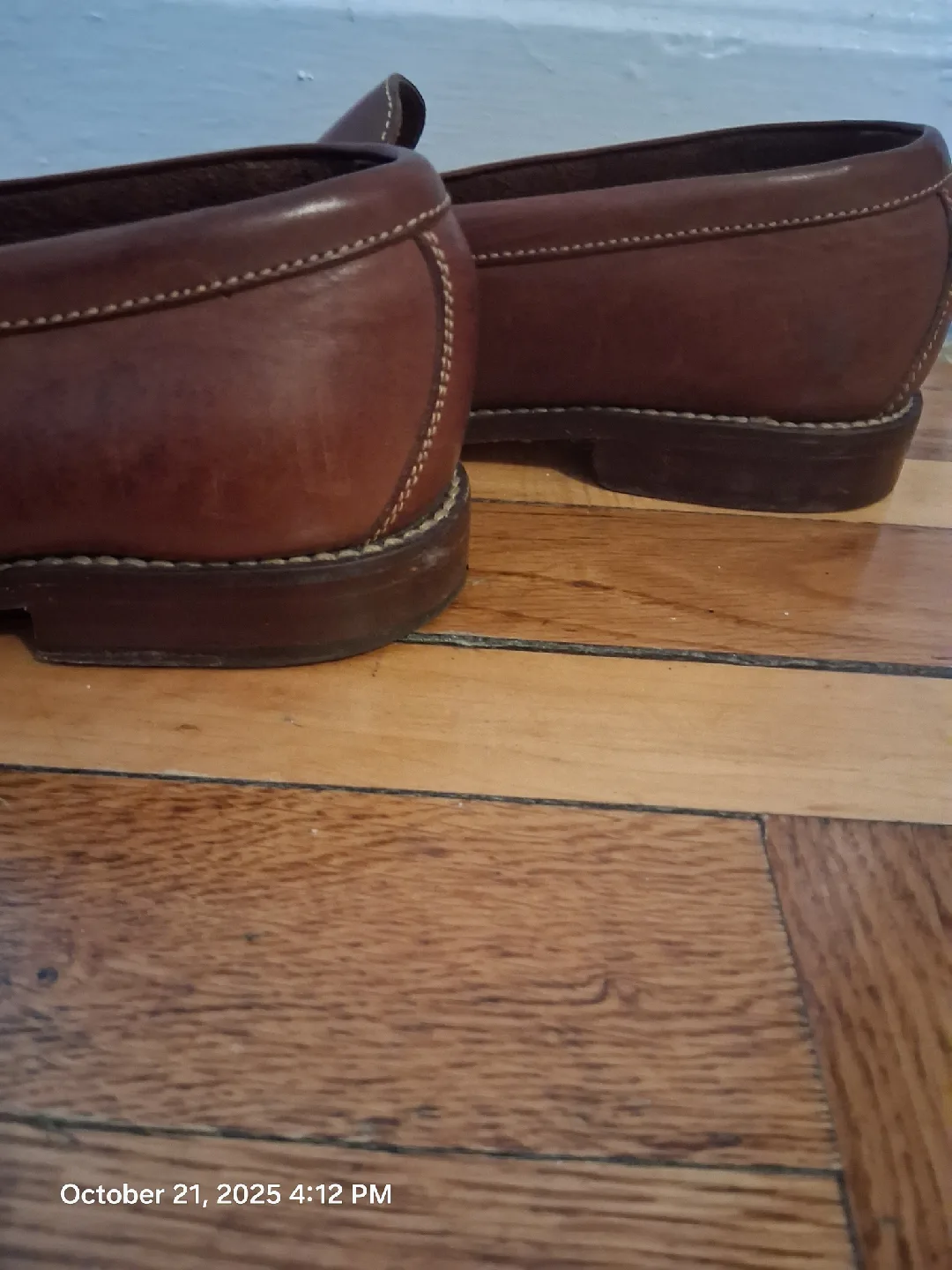 Cole Haan Brown Leather Loafers womens image indicator(9)