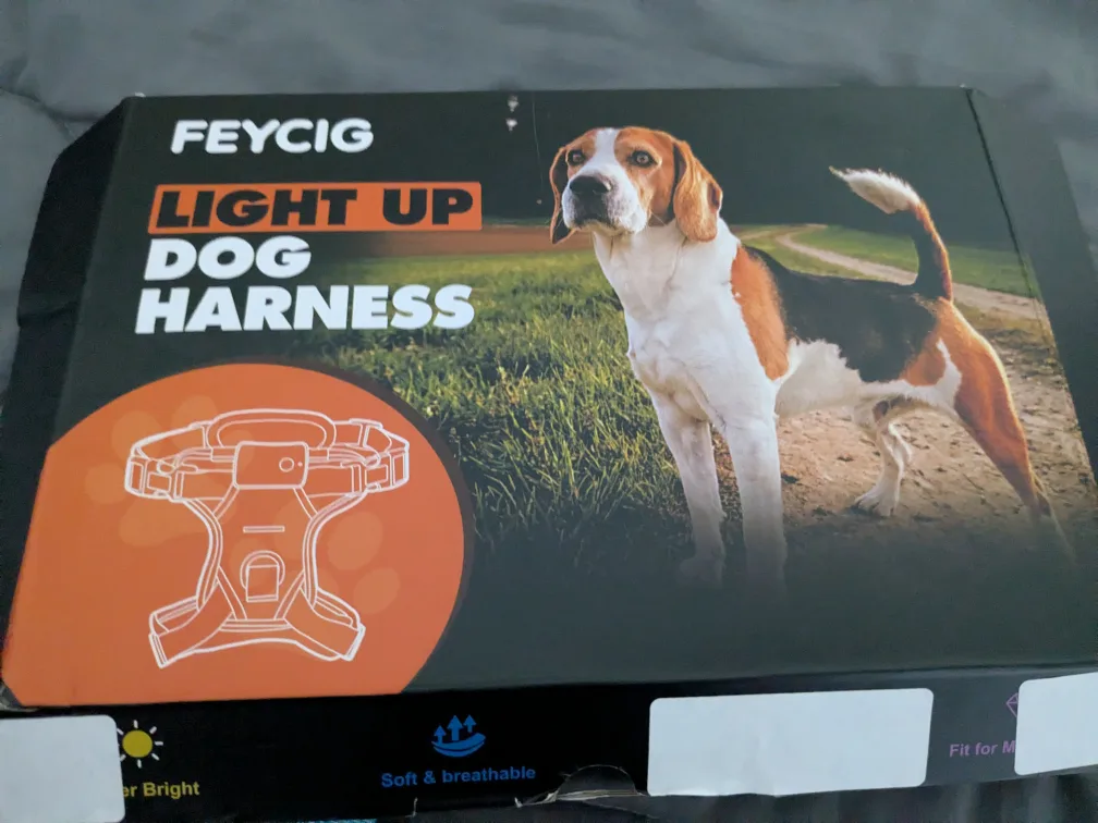 FEYCIG Light Up Dog Harness - Size M - New in Box! image indicator(5)