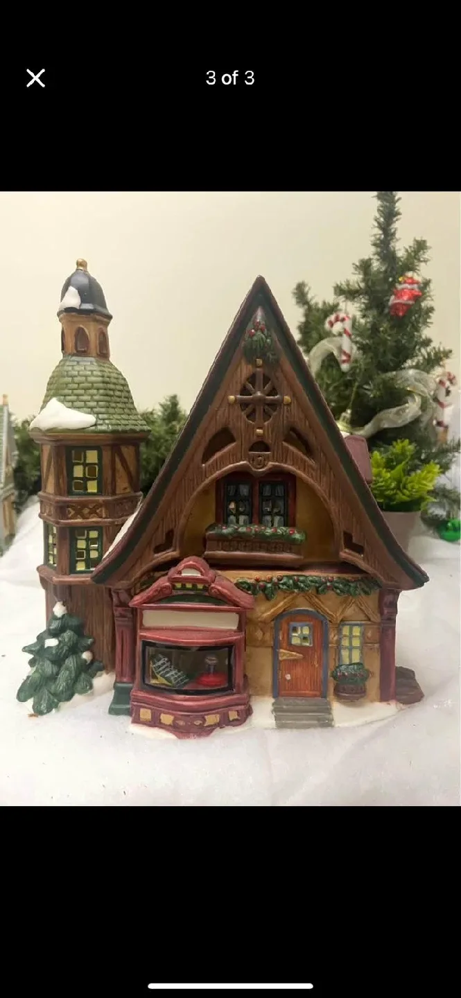 Christmas Village Miniature Buildings image indicator(3)