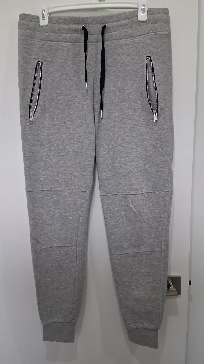 H&M Divided Grey Jogger Pants - XS thumbnail