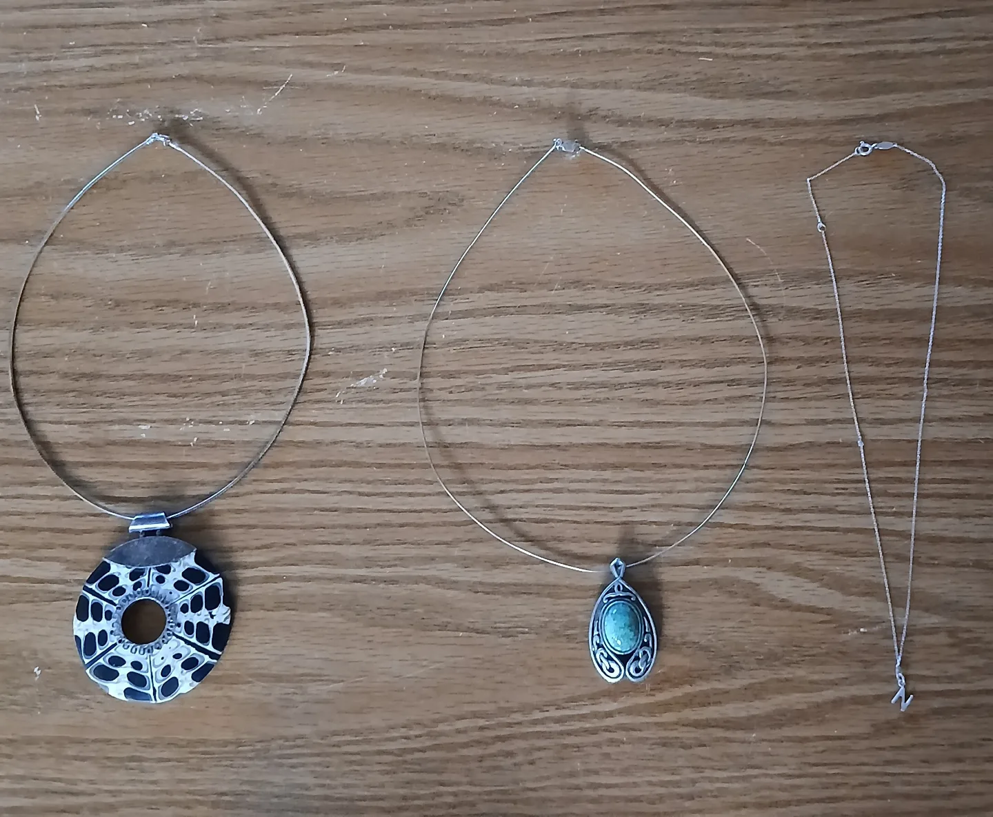 925 silver Necklace Bundle - 3 Unique Pieces thumbnail