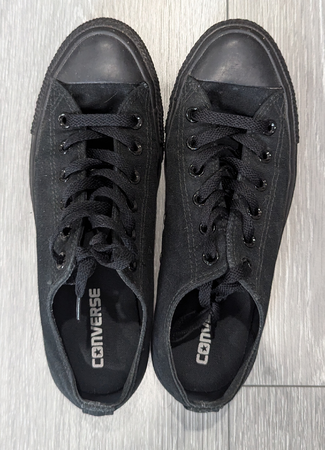 Converse All Star Black Sneakers with Box