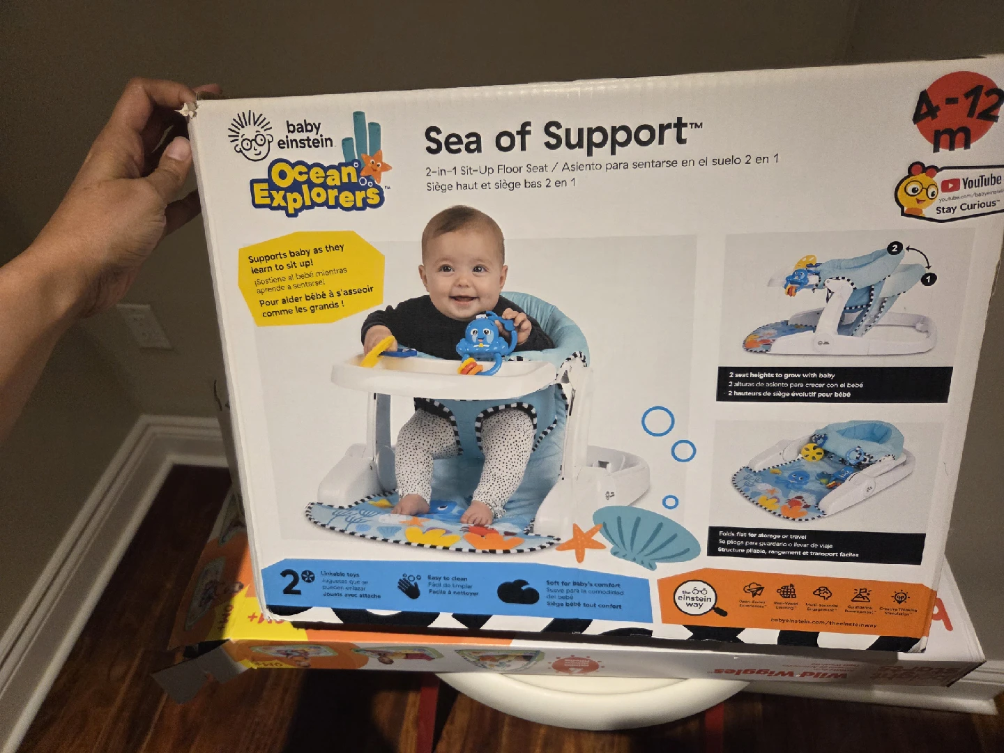 Baby Einstein Sea of Support 2-in-1 Seat (4-12m)