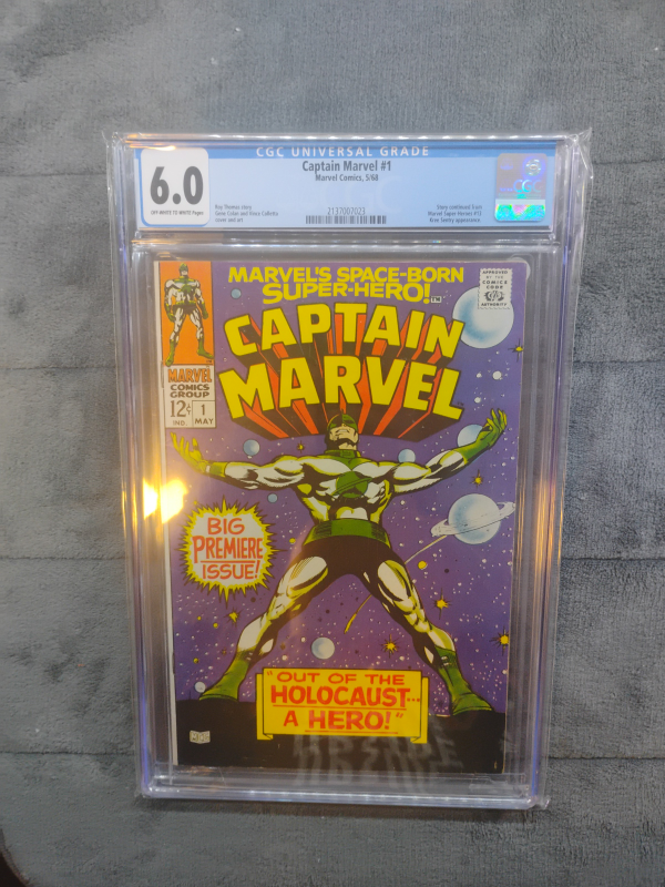CGC Universal Grade Captain Marvel #1 Comic Book