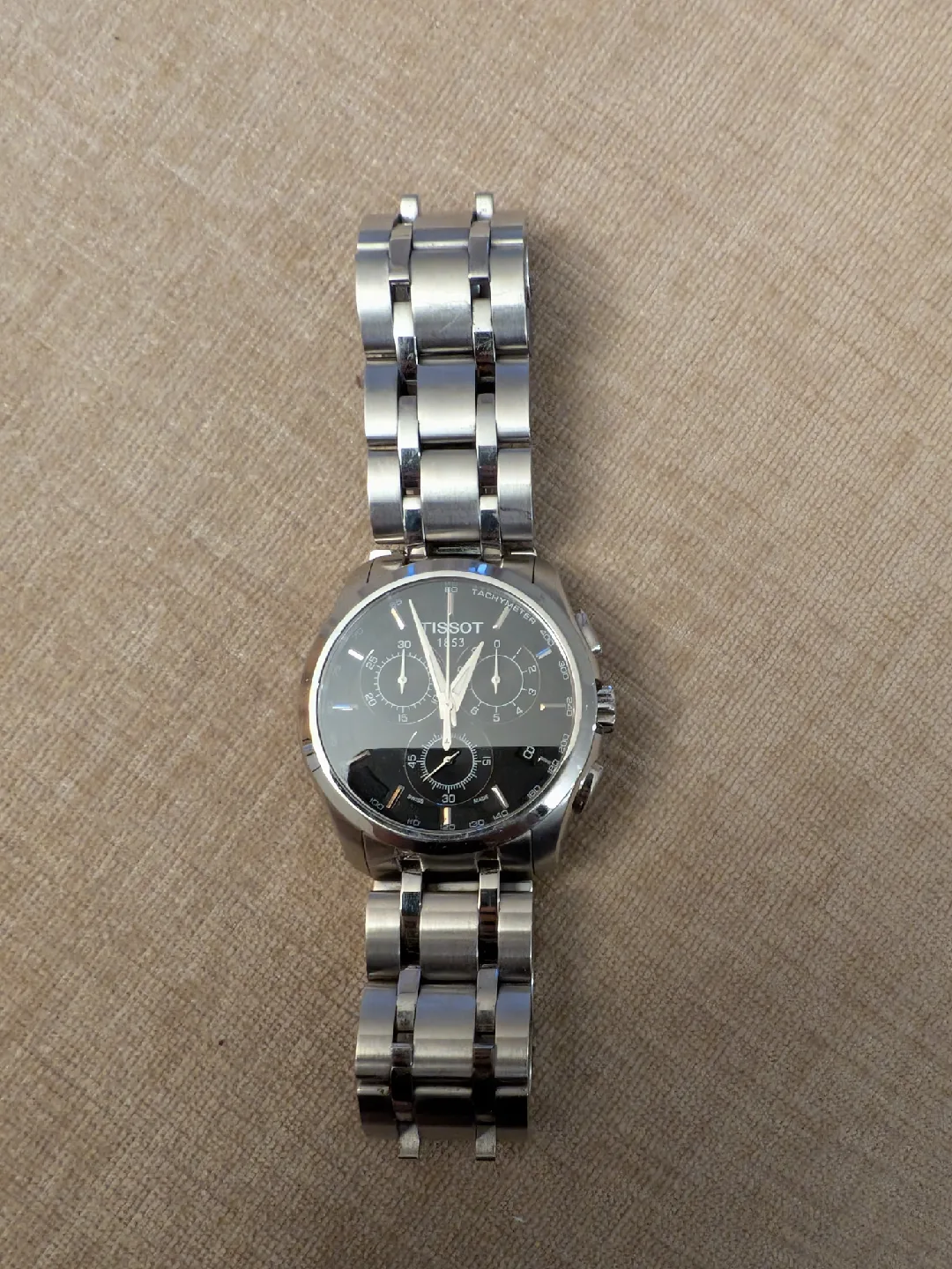 Tissot 1853 Stainless Steel Chronograph Watch thumbnail