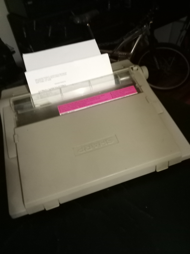 Sharp PA-3020II Electric Typewriter - photo 2