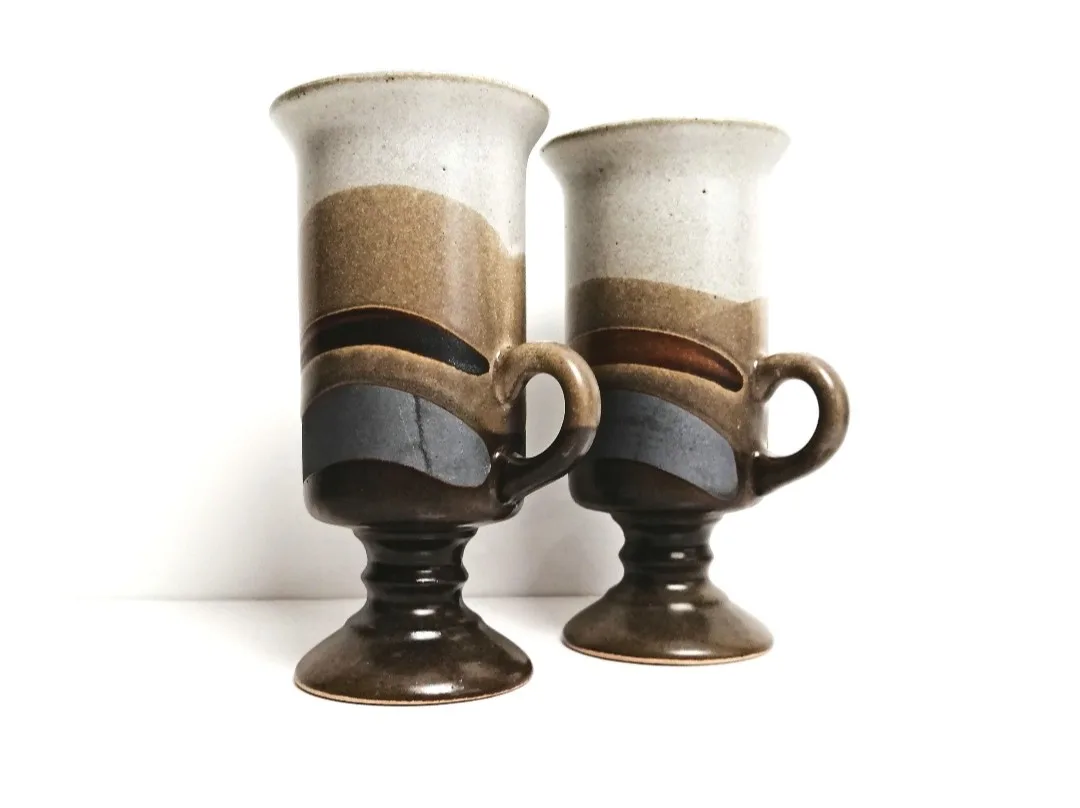 Pottery Irish Coffee Mugs ~ Stoneware image indicator(2)